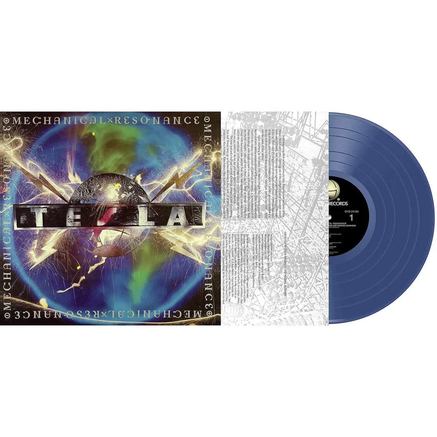 Tesla Mechanical Resonance (Blue) Vinyl Record