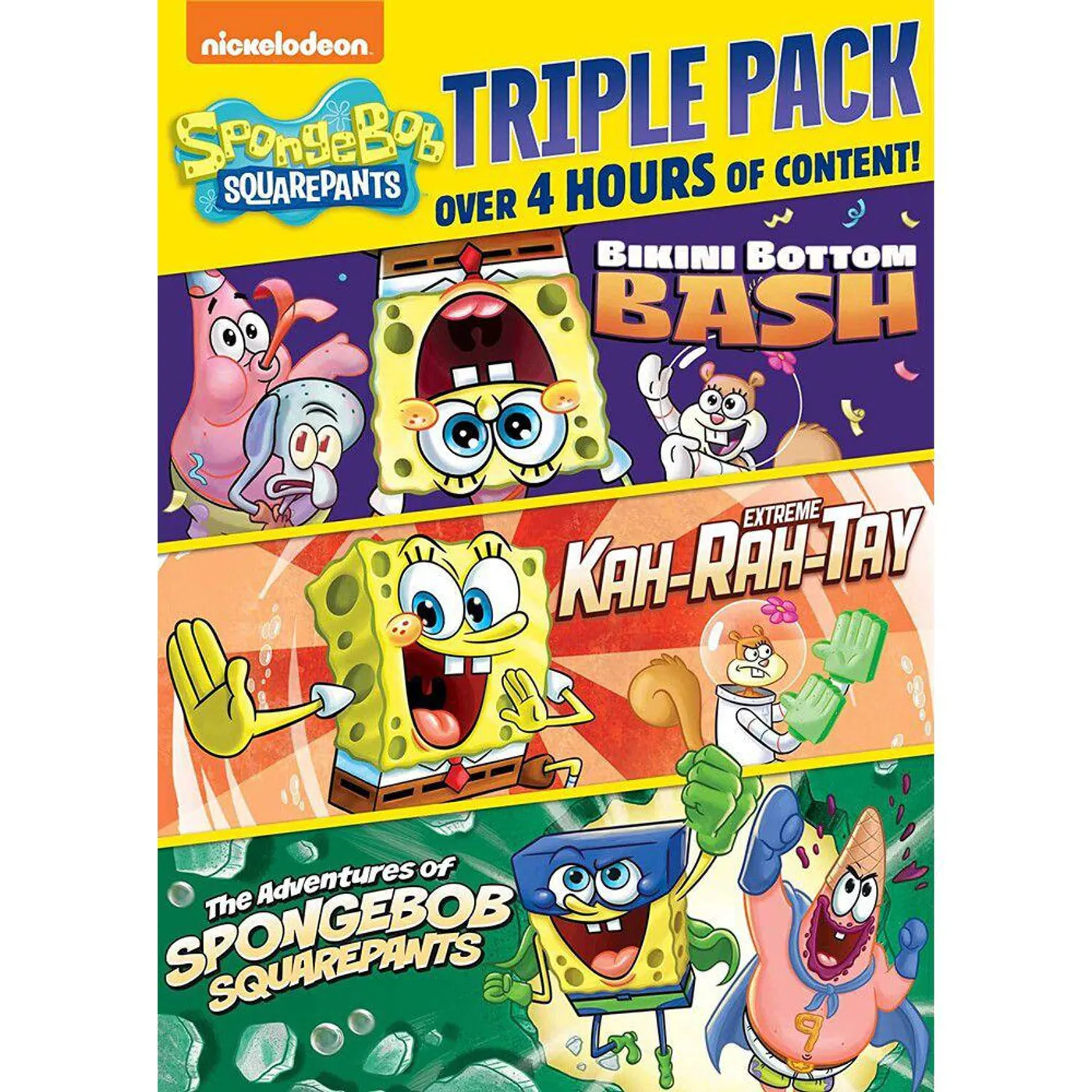 SPONGEBOB SQUAREPANTS TRIPLE PACK DVD