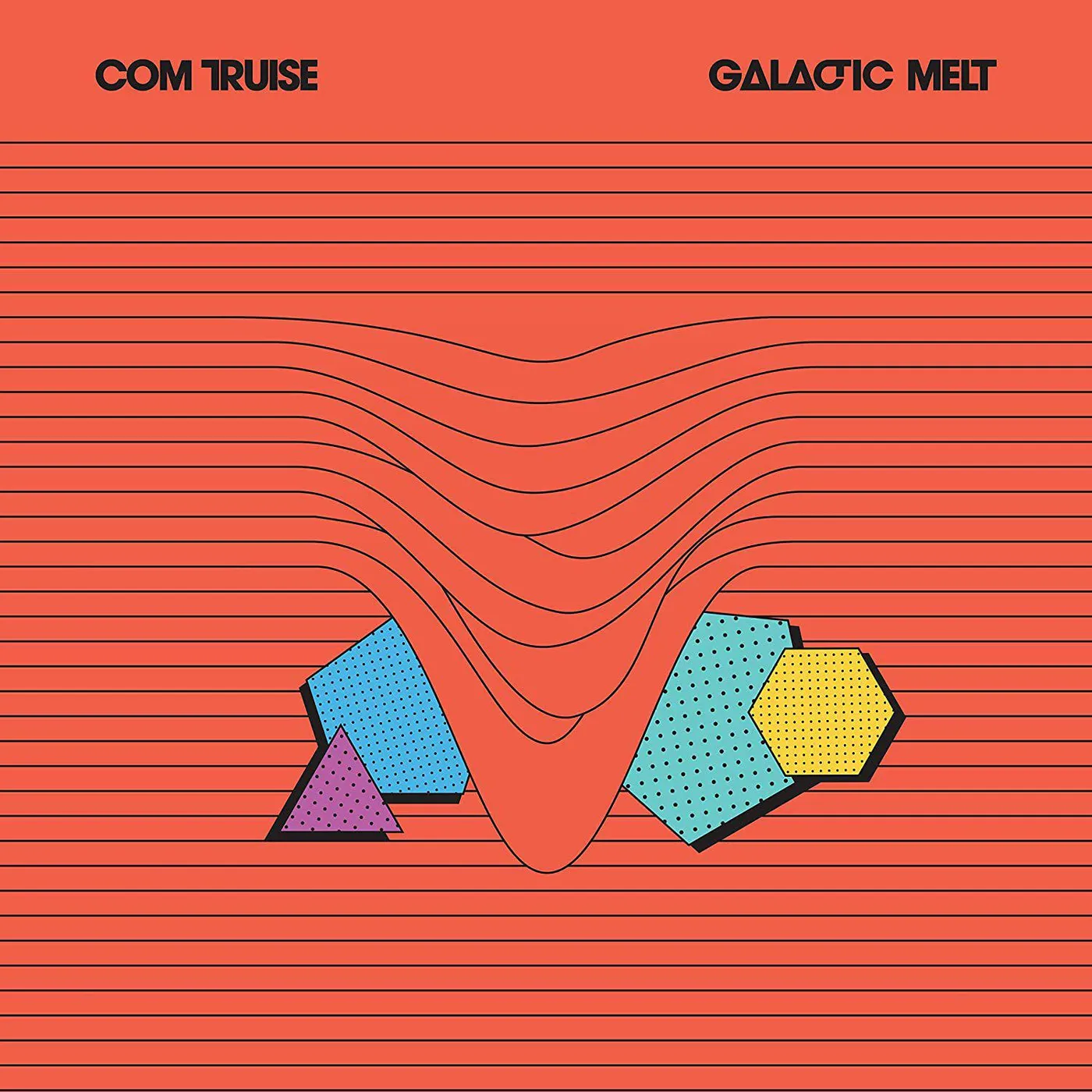 Com Truise Galactic Melt (10th Anniv. Ed.) (Black & Orange) Vinyl Record