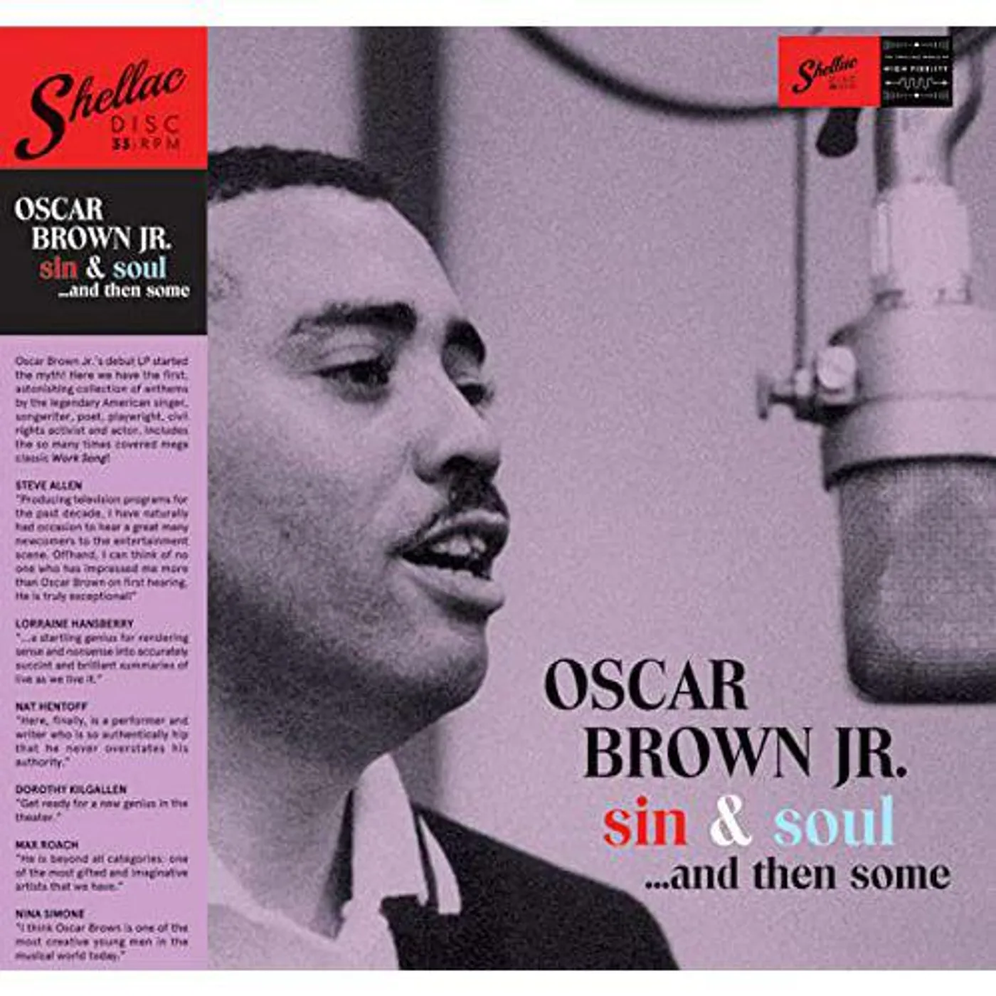 Oscar Brown, Jr. Sin & Soul...And Then Some 180gm Vinyl Record
