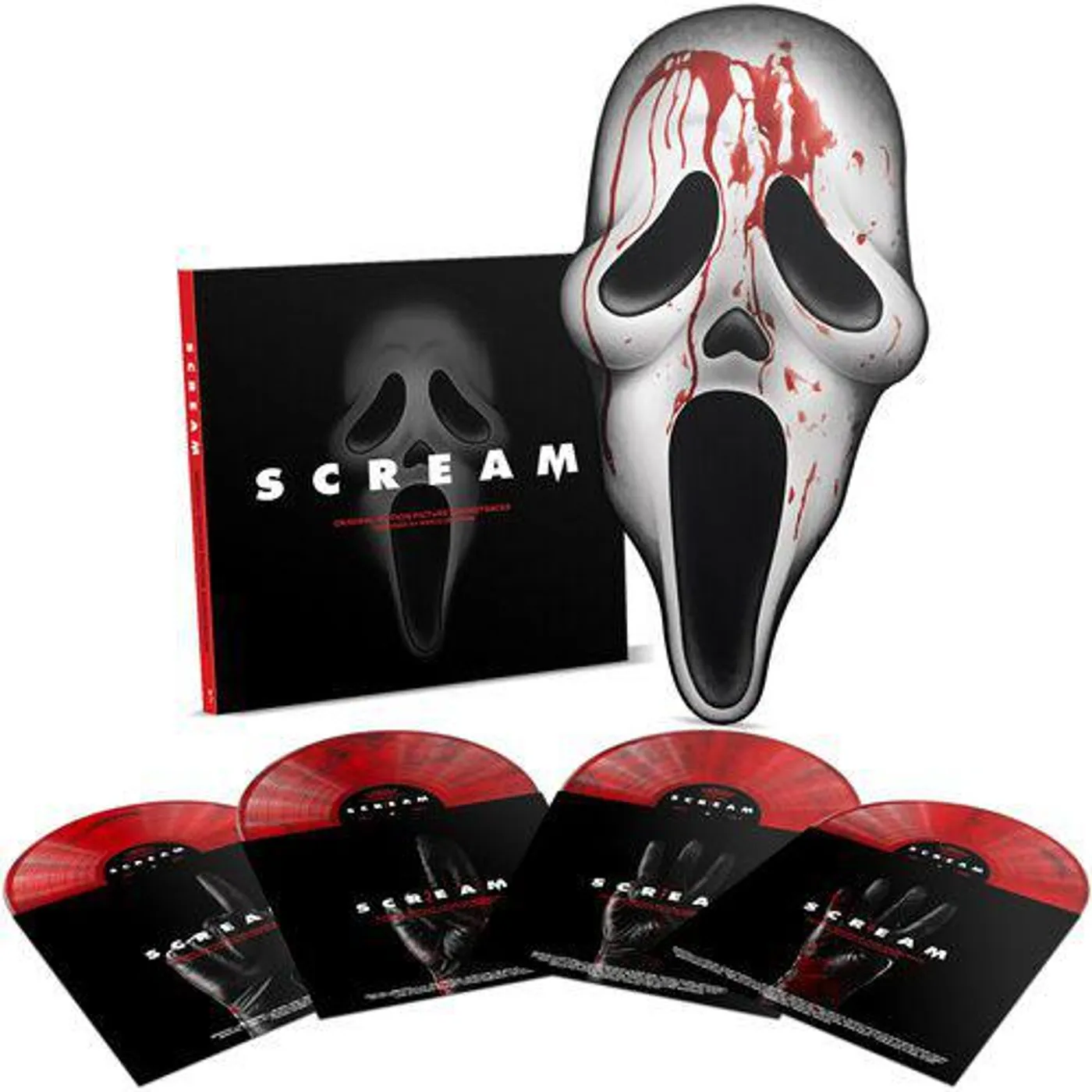 Marco Beltrami Scream (Score) OST (Red Marbled/ 4LP Box Set)  Vinyl Record