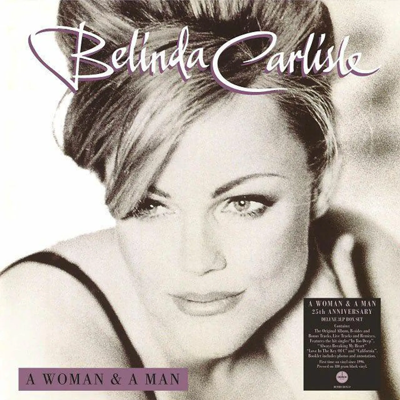 Belinda Carlisle WOMAN & A MAN: 25TH ANNIVERSARY Vinyl Record