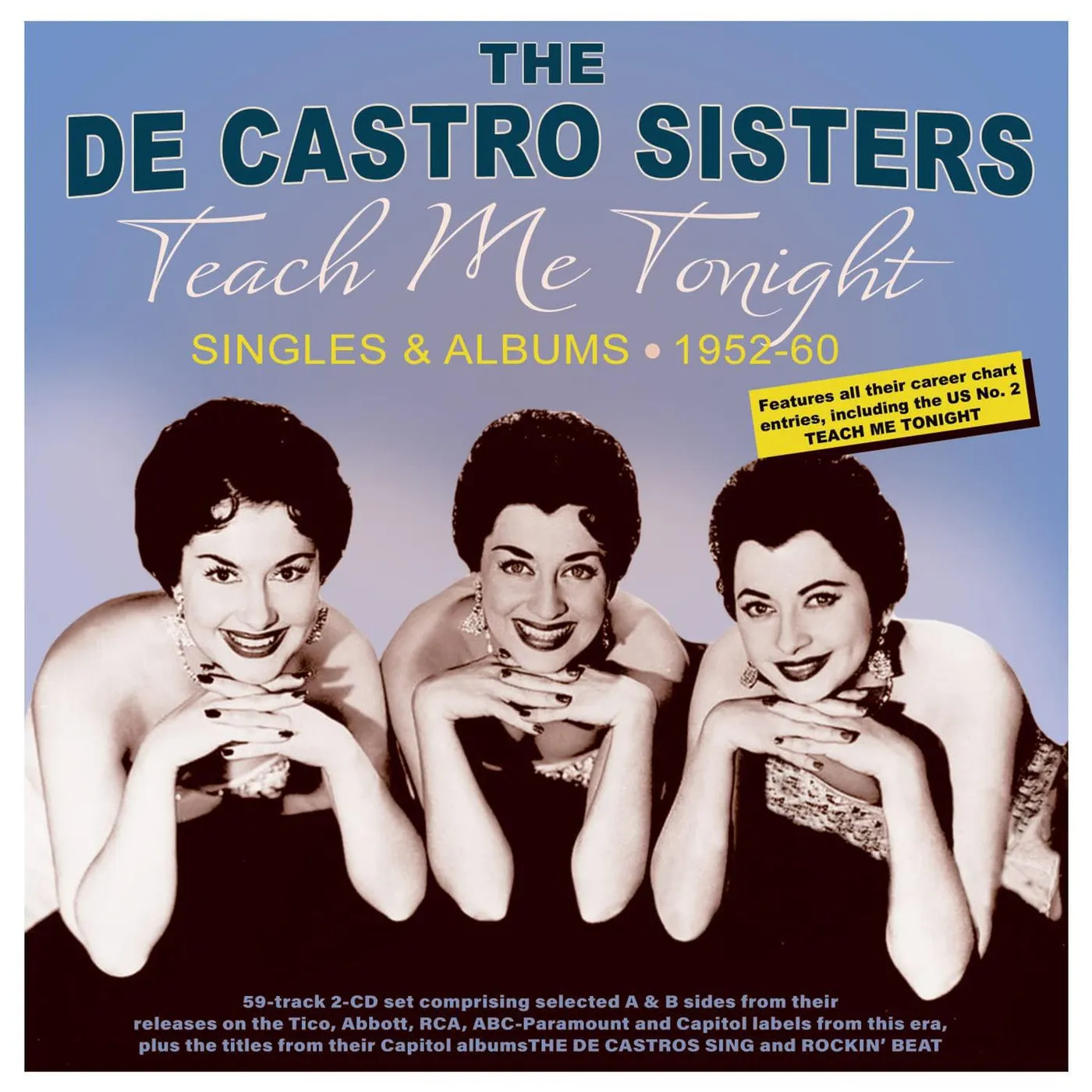 The De Castro Sisters Teach Me Tonight: Singles & Albums 1952-60 CD