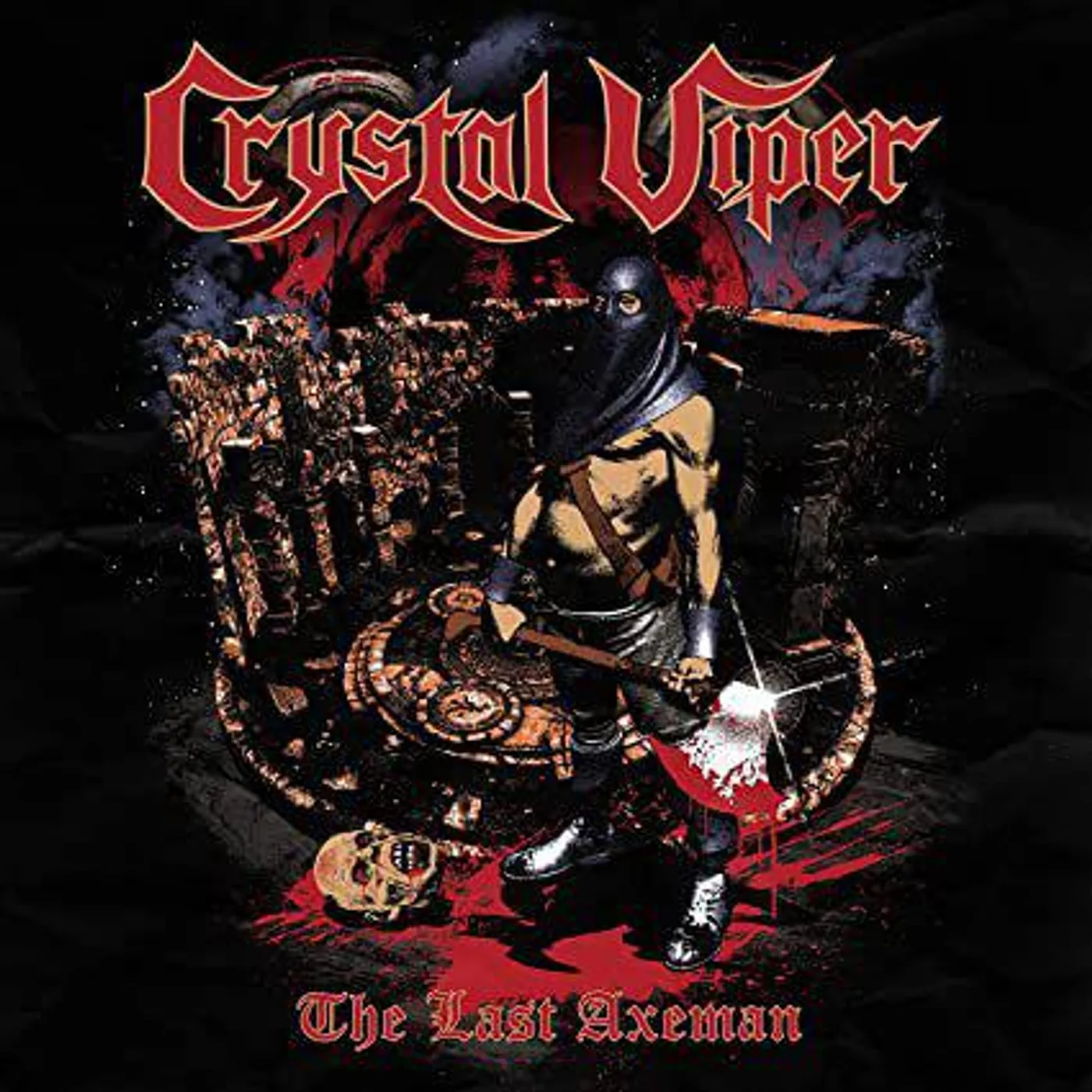 Crystal Viper LAST AXEMAN (TRANSPARENT BLUE) Vinyl Record