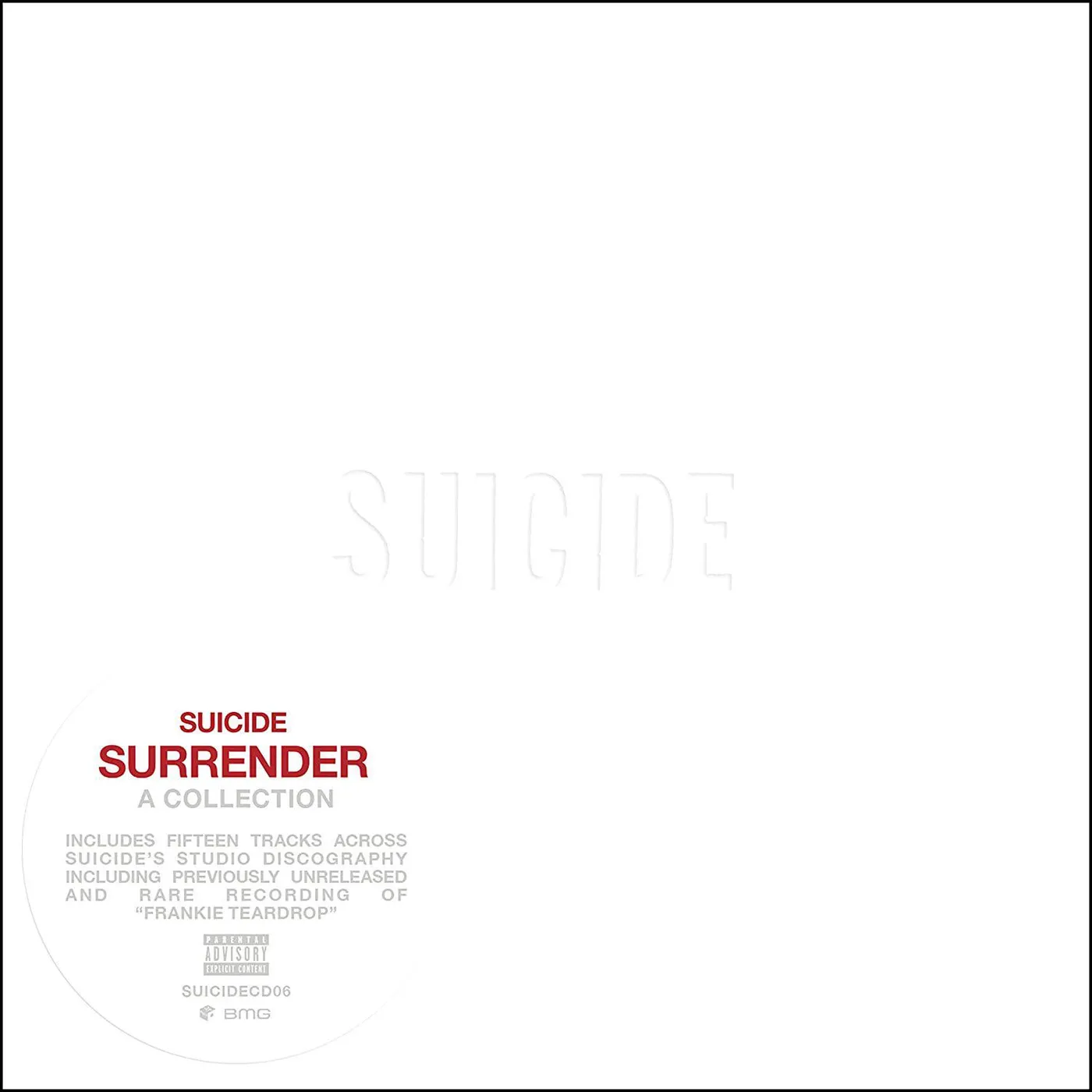 Suicide SURRENDER CD