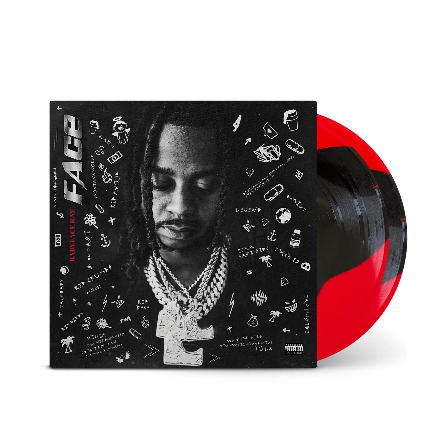 Babyface Ray Face (Black & Red Stripe) Vinyl Record