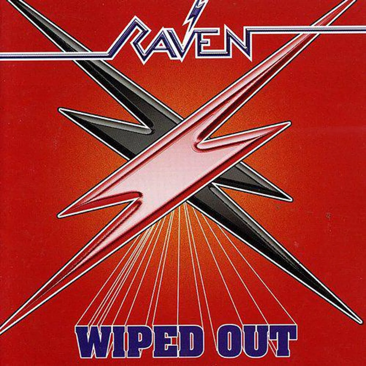 Raven Wiped Out (Marble Red & Blue) Vinyl Record