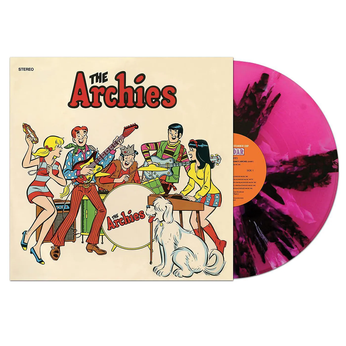 The Archies (Black Pink & White Splatter) Vinyl Record