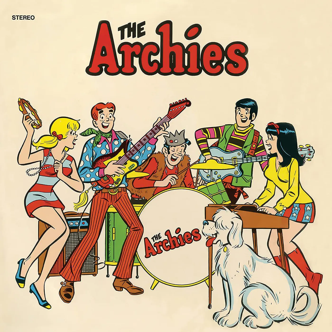 The Archies (Black Pink & White Splatter) Vinyl Record