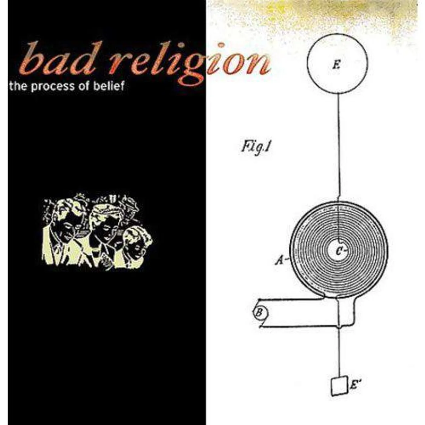 Bad Religion PROCESS OF BELIEF (ANNIV. ED.) (HALLOWEEN ORANGE) Vinyl Record