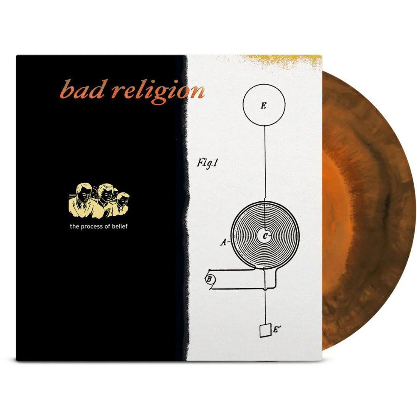 Bad Religion PROCESS OF BELIEF (ANNIV. ED.) (HALLOWEEN ORANGE) Vinyl Record