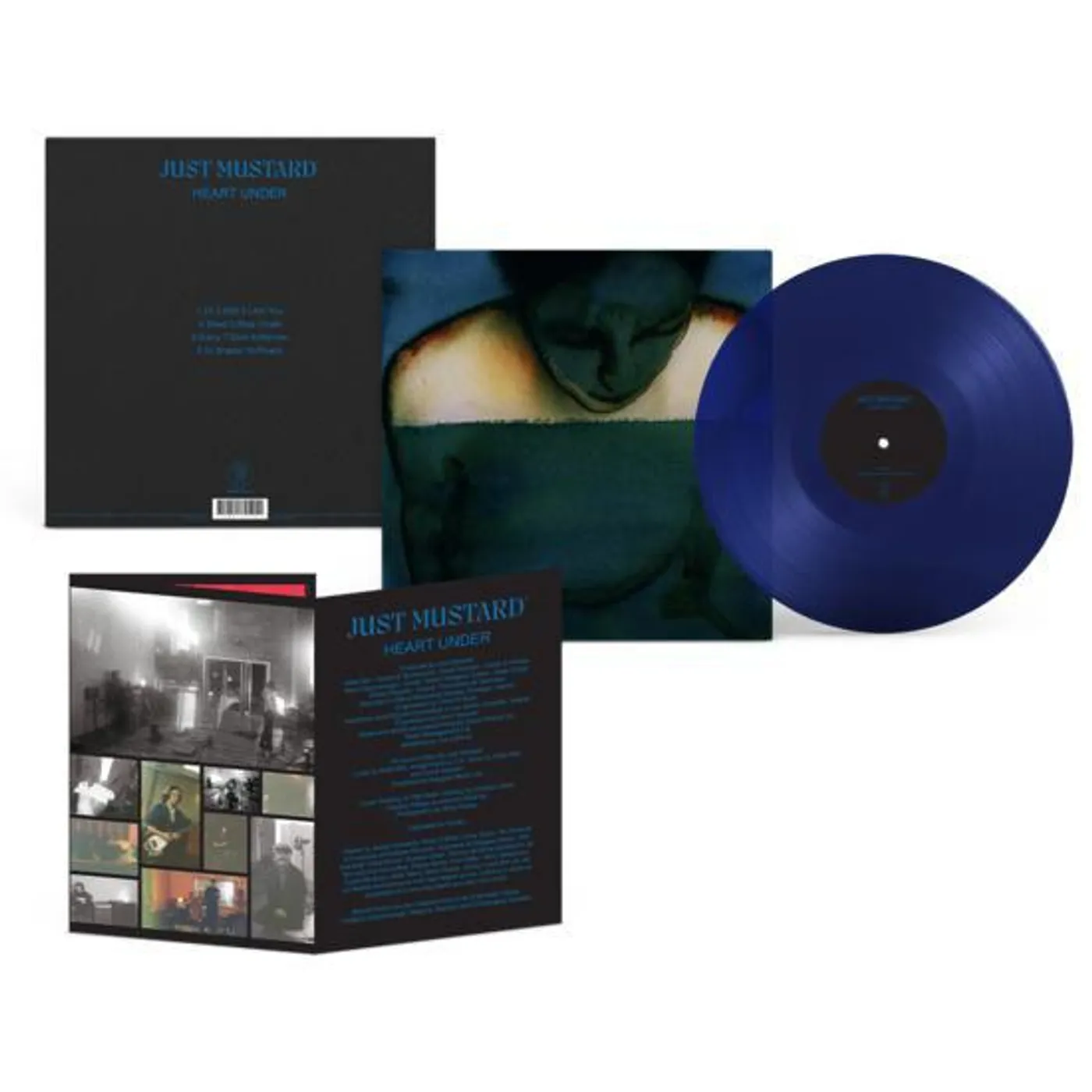 Just Mustard Heart Under (Translucent Blue Vinyl) Vinyl Record