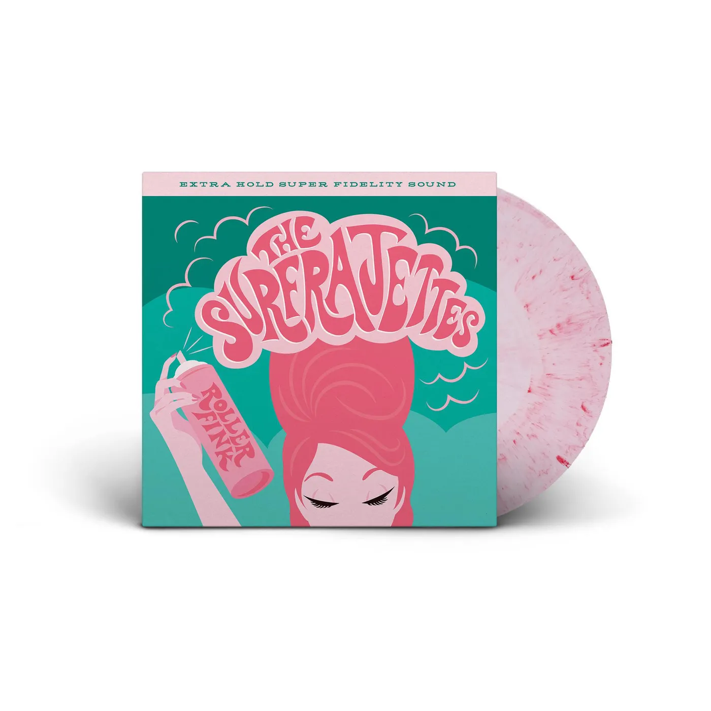 The Surfrajettes Roller Fink (Candy Floss) Vinyl Record