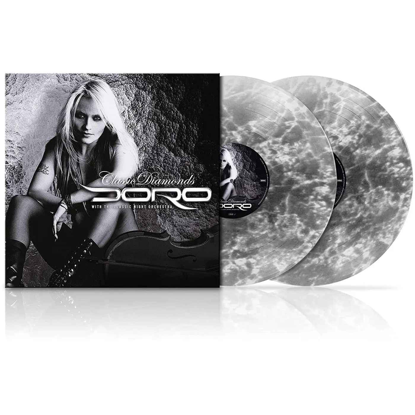 Doro Classic Diamonds (Black White Marbled) Vinyl Record