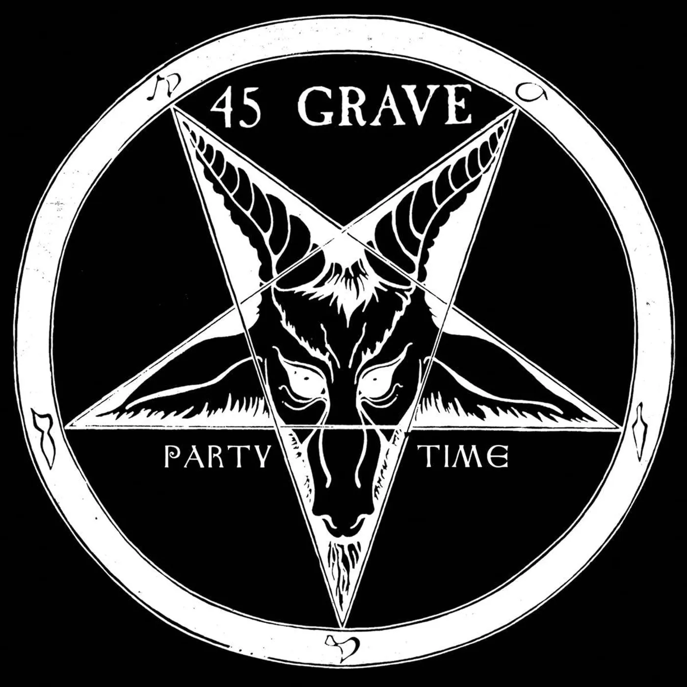 45 Grave PARTY TIME Vinyl Record - Red Vinyl