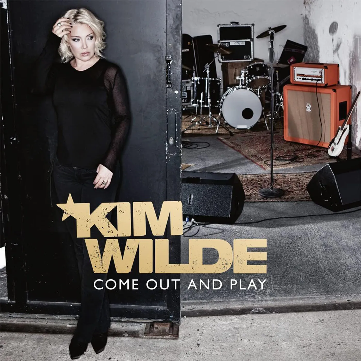 Kim Wilde Come Out & Play (Clear & Gold Mixed) Vinyl Record