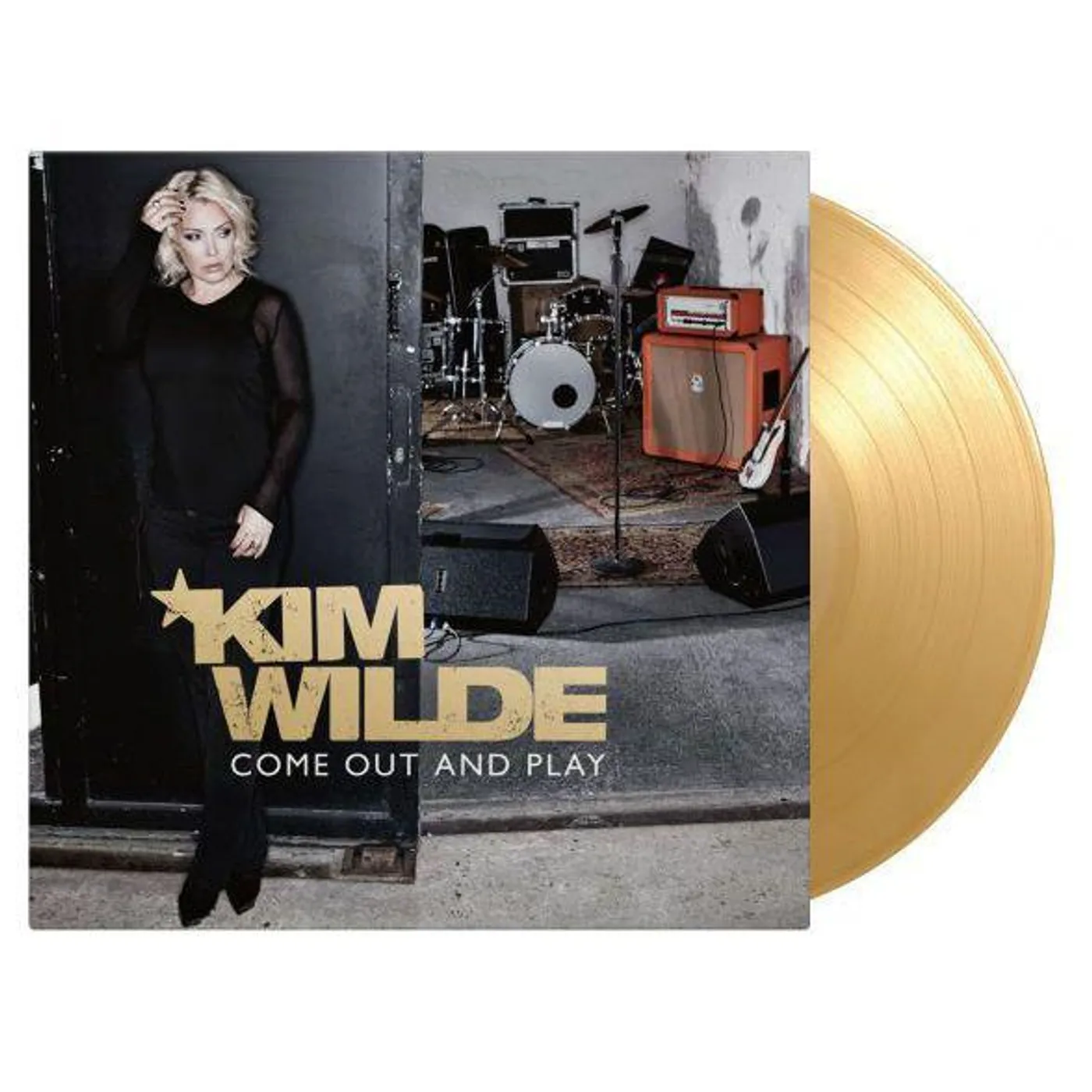 Kim Wilde Come Out & Play (Clear & Gold Mixed) Vinyl Record