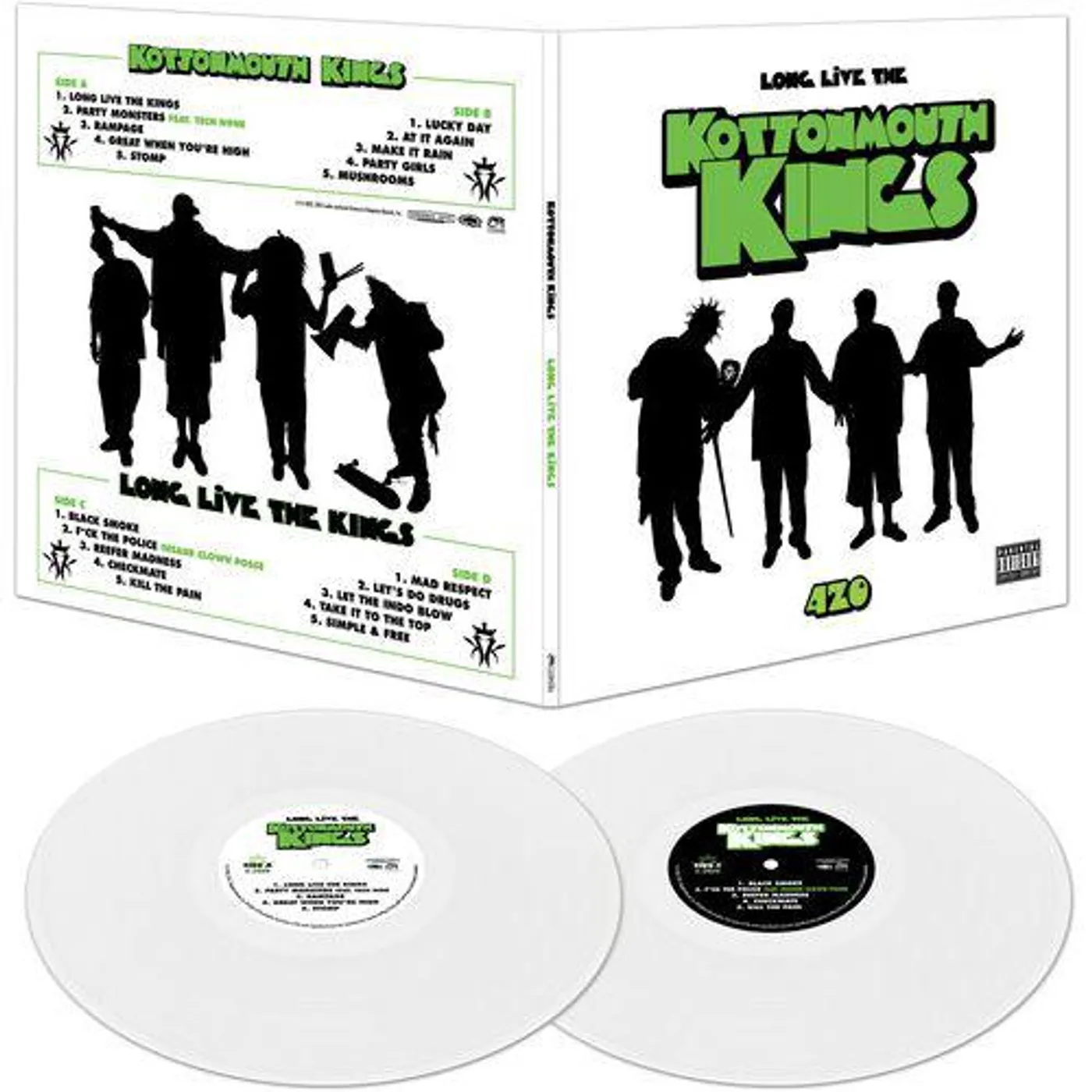 Kottonmouth Kings LONG LIVE THE KINGS - WHITE Vinyl Record