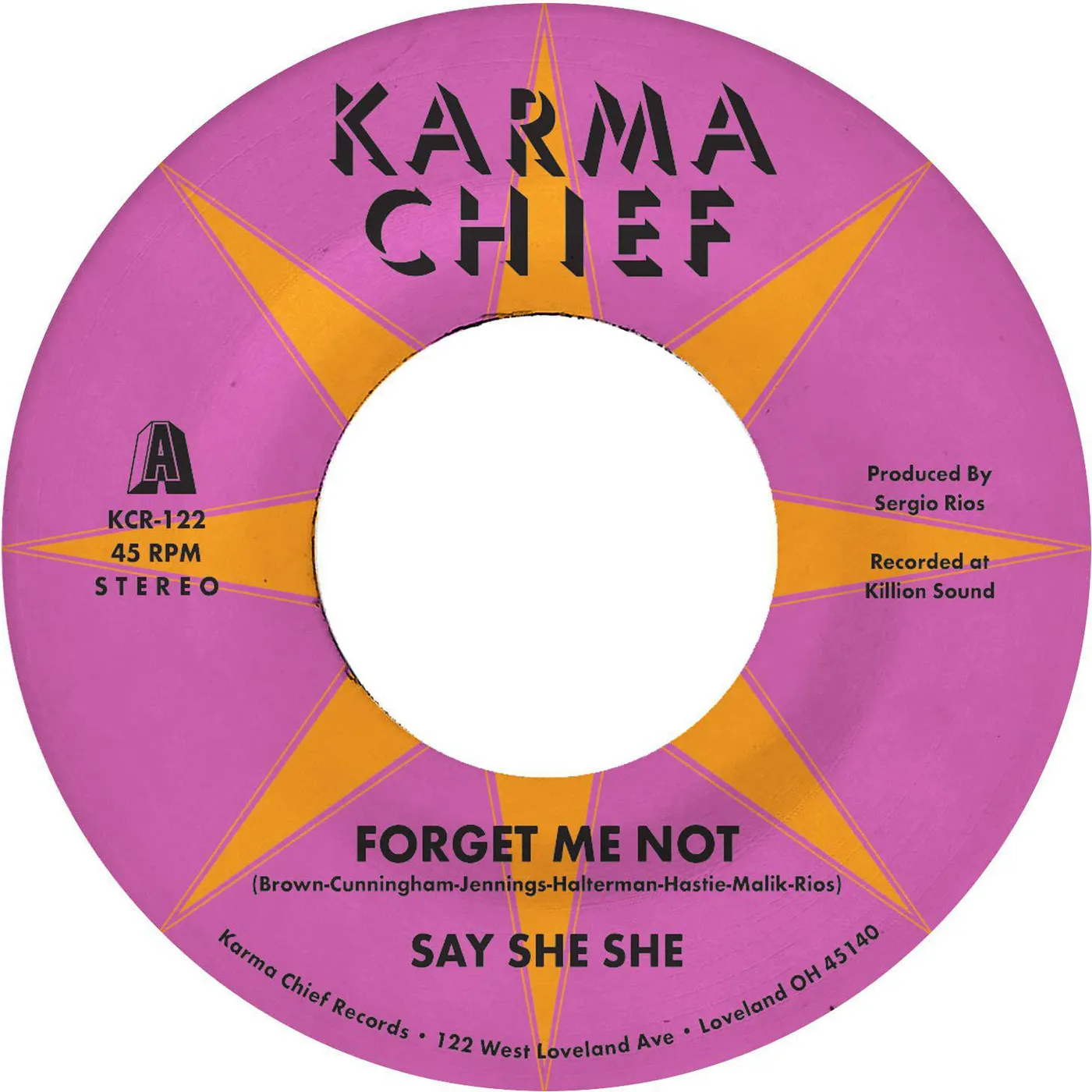 Say She She FORGET ME NOT / BLOW MY MIND Vinyl Record