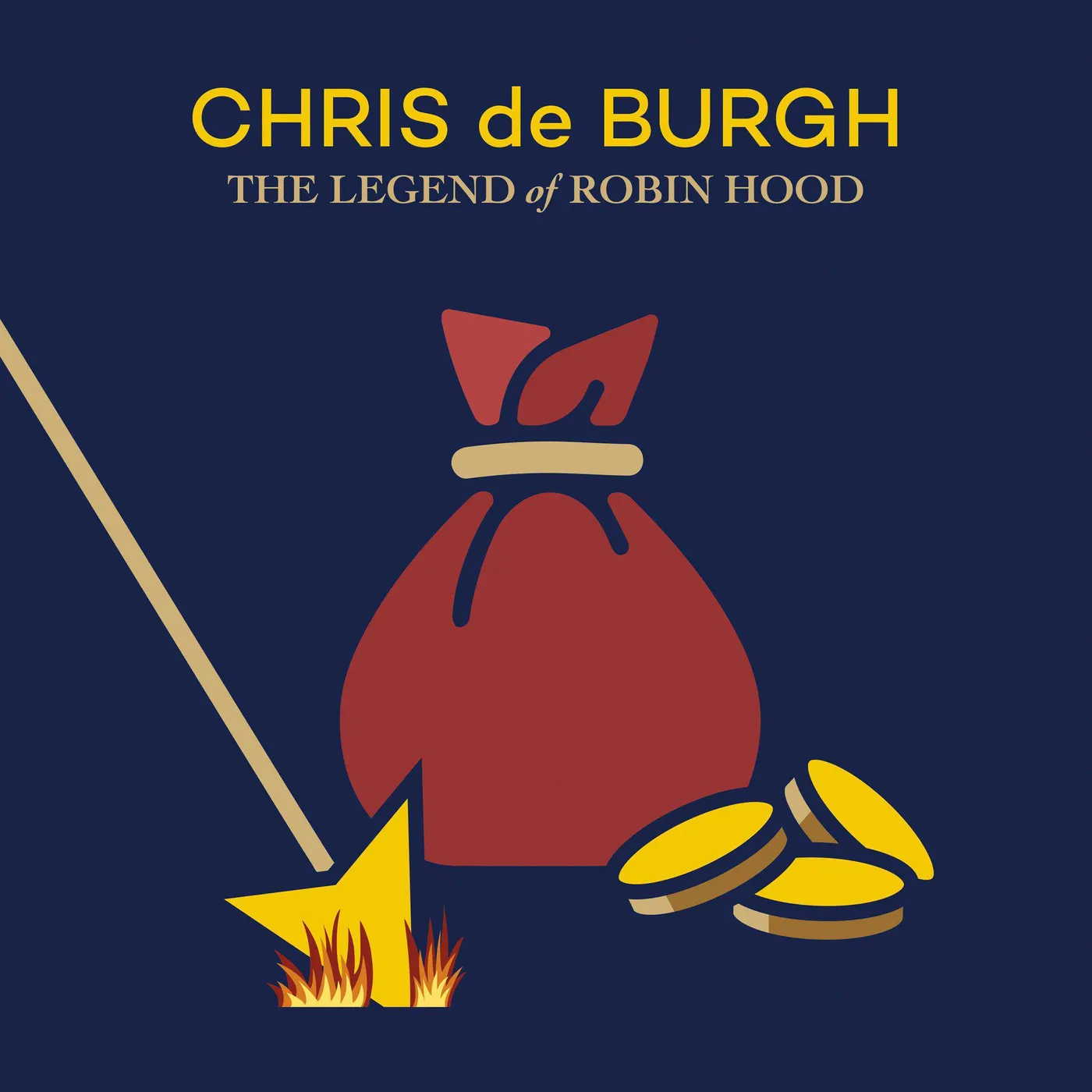 Chris de Burgh LEGEND OF ROBIN HOOD (2LP/RED VINYL/LIMITED) Vinyl Record