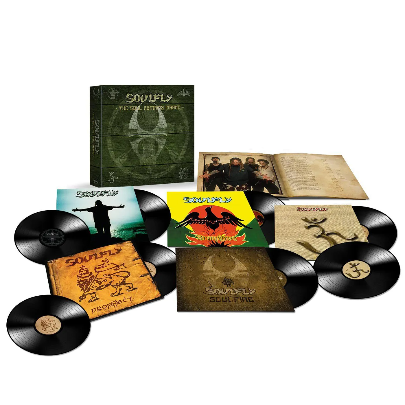 Soulfly Soul Remains Insane: Studio Albums 1998-2004 (Box Set) (Vinyl)