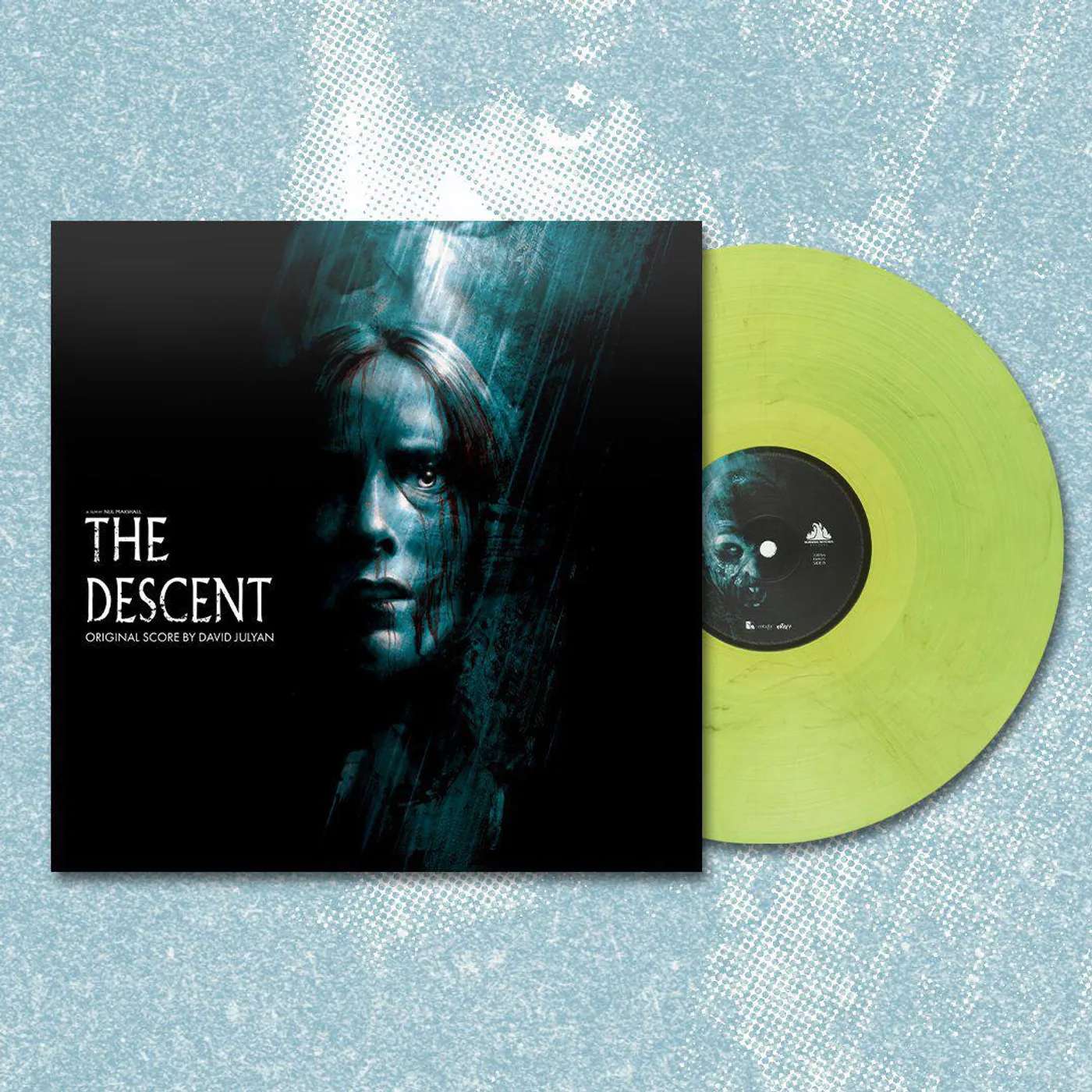David Julyan DESCENT Original Soundtrack (NIGHT VISION GREEN VINYL) Vinyl Record