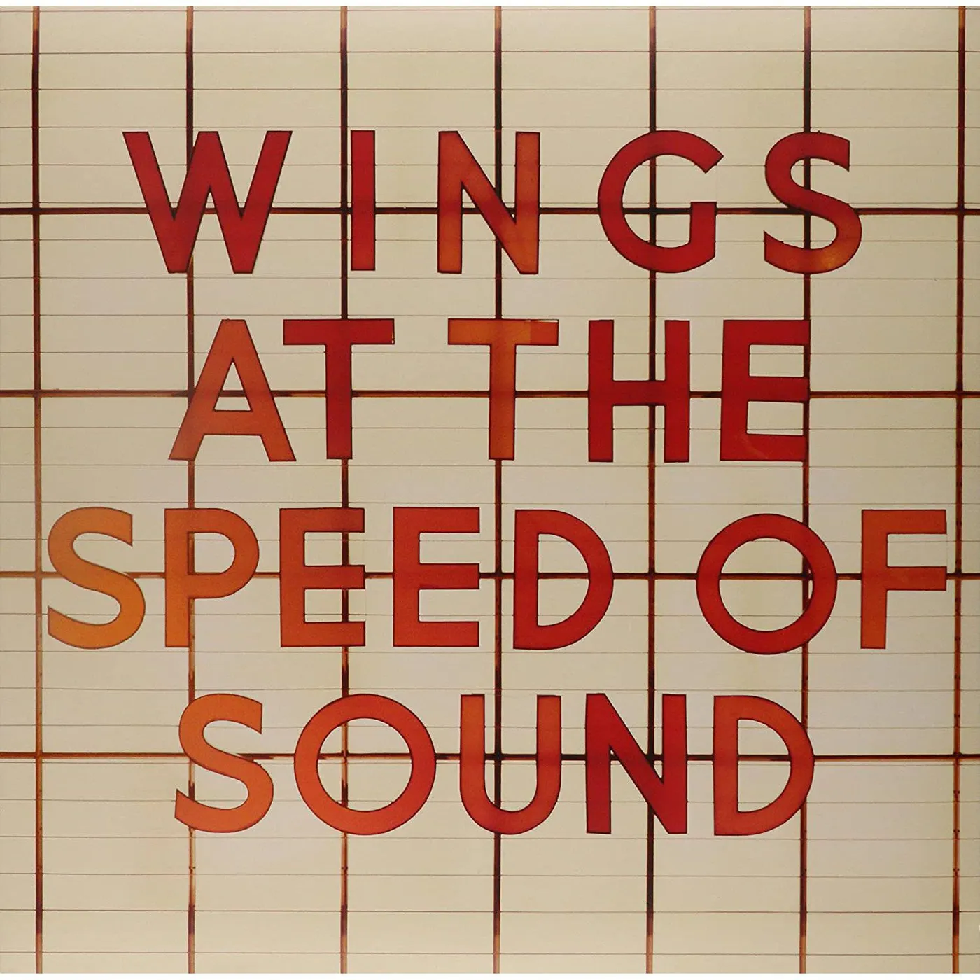 Paul McCartney & Wings AT THE SPEED OF SOUND Vinyl Record