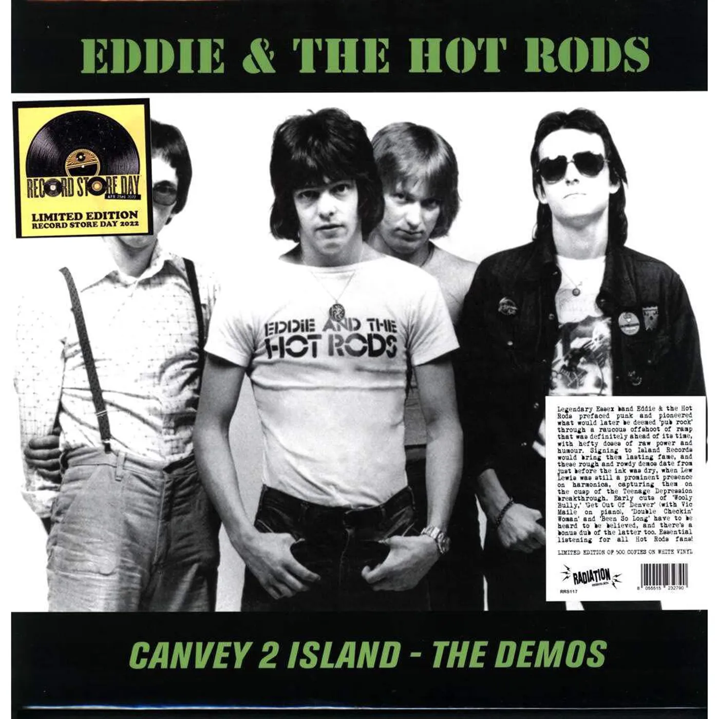 Eddie & The Hot Rods Canvey 2 Island: The Demos (White Colored Vinyl)
