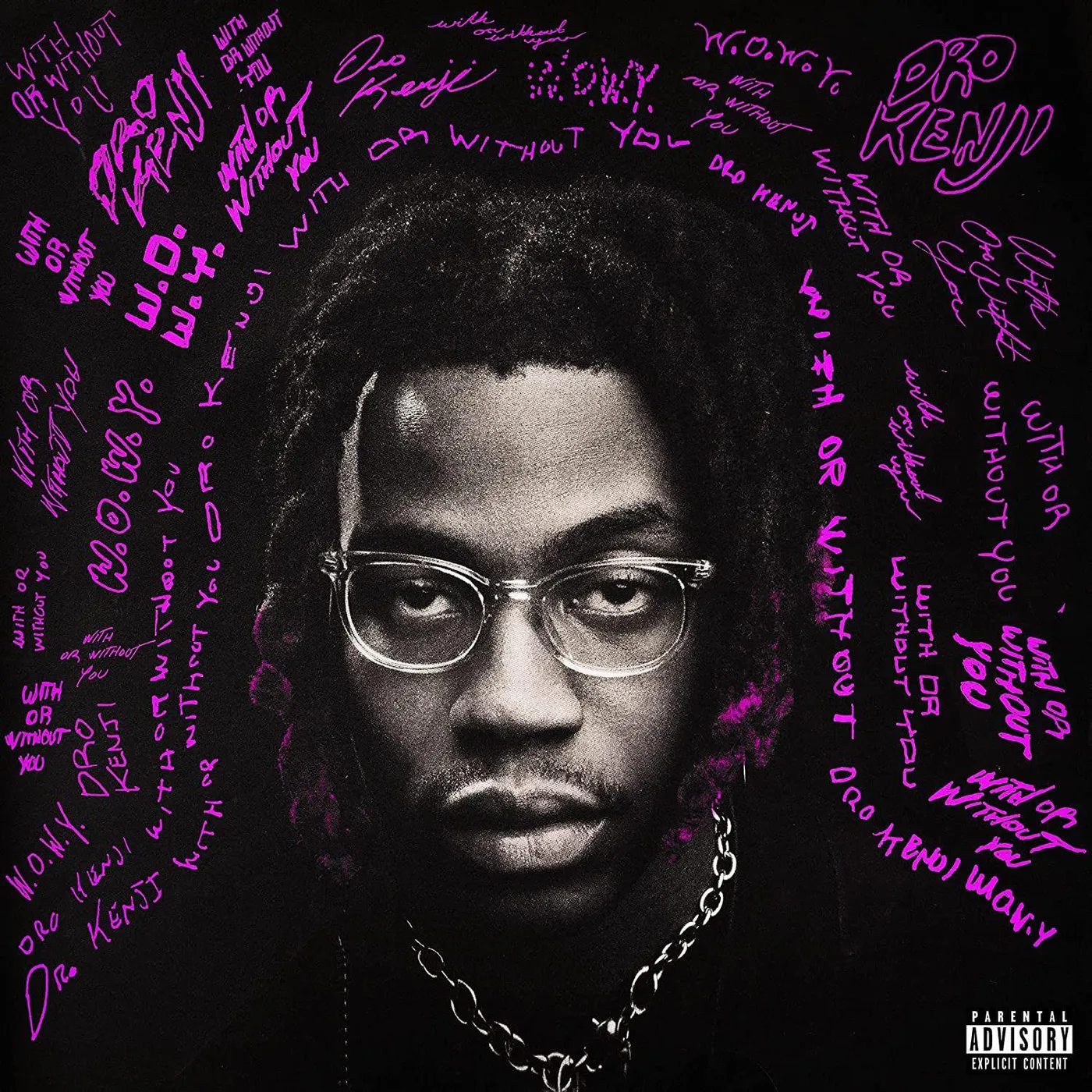 Dro Kenji With or Without You (Clear with Purple Splatter) Vinyl Record