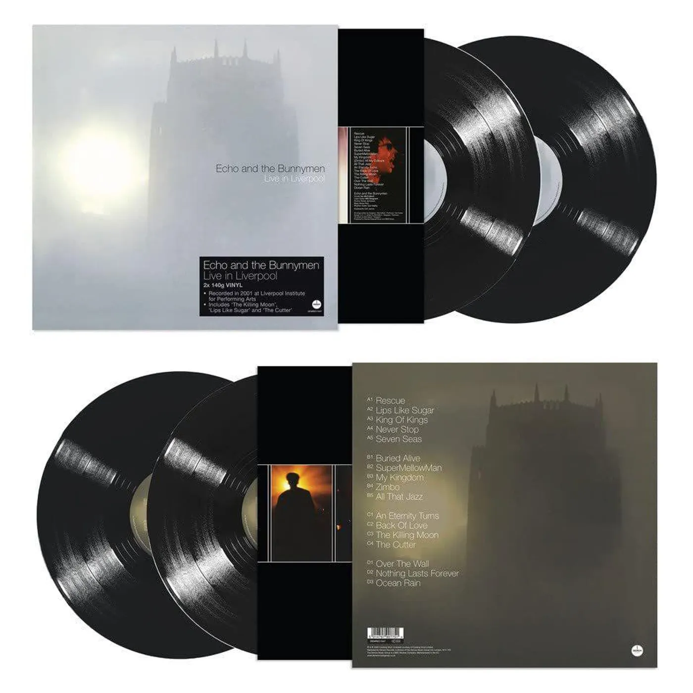 Echo & the Bunnymen Live In Liverpool (Black/2LP) Vinyl Record