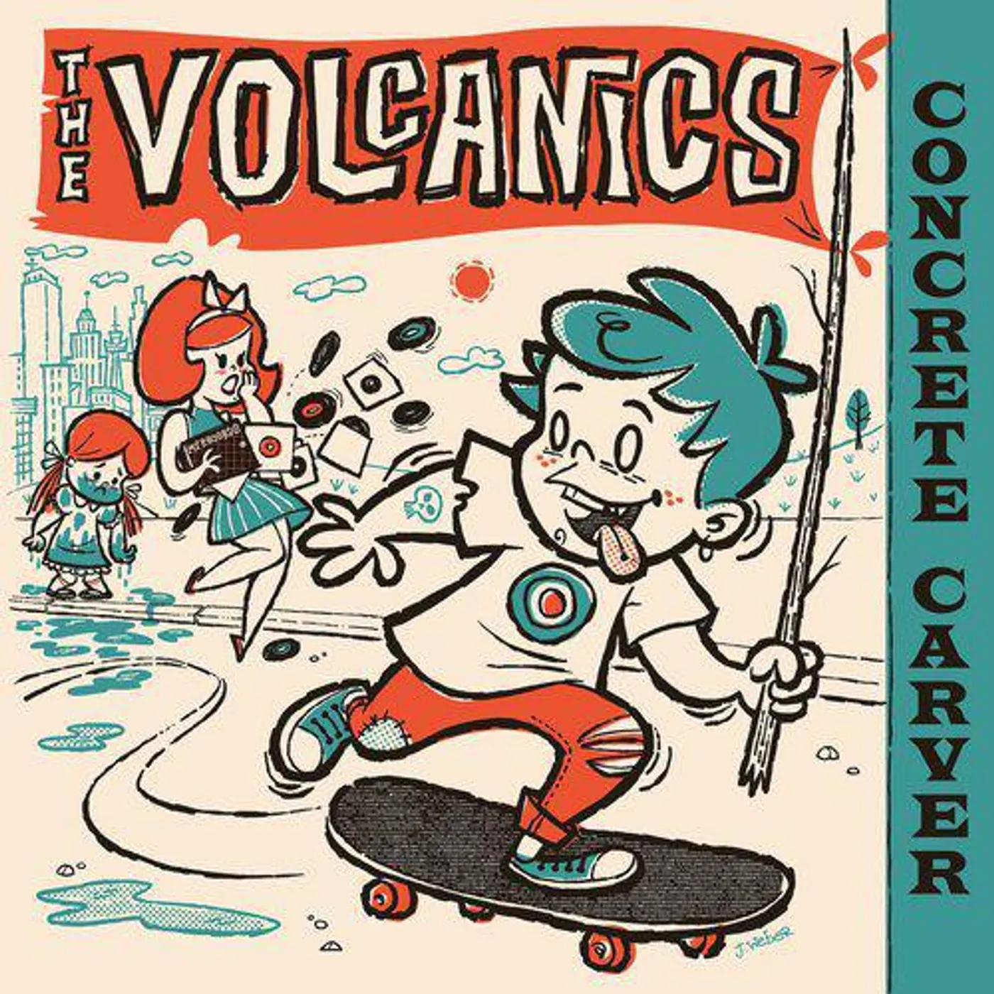 The Volcanics Concrete Carver Vinyl Record