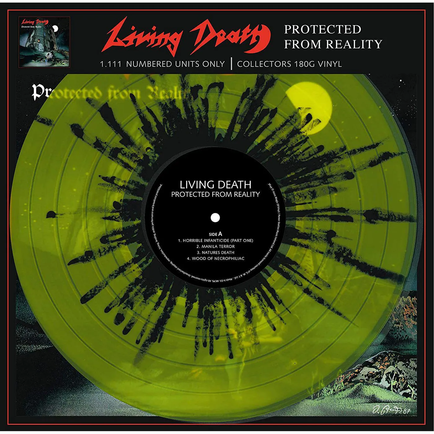 Living Death Protected From Reality LP (Vinyl)