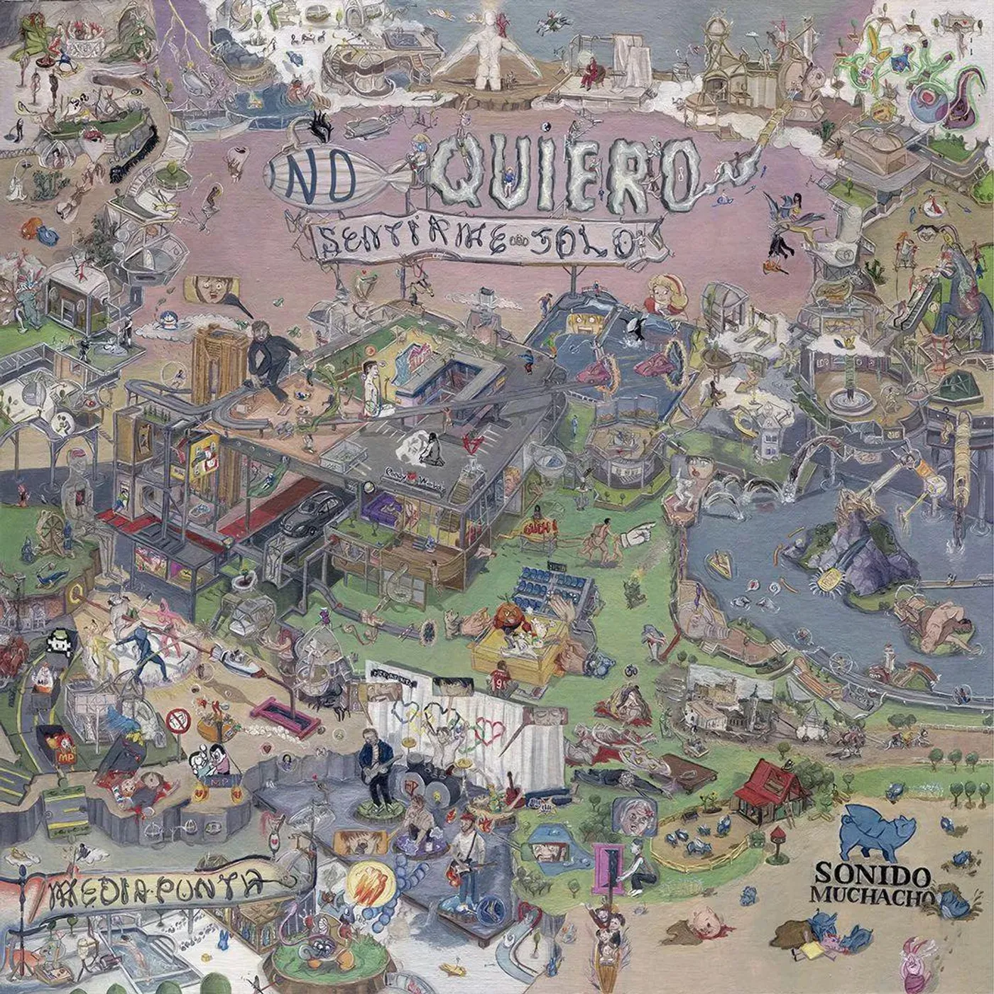 Mediapunta No Quiero Sentirme Solo Vinyl Record