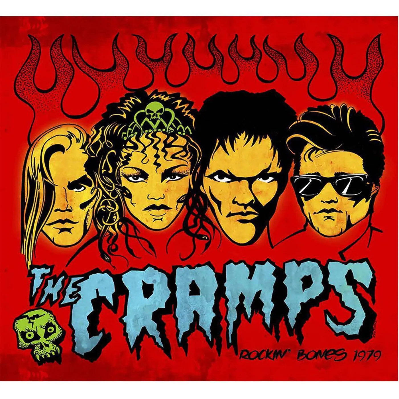 The Cramps ROCKIN BONES 1979 Vinyl Record