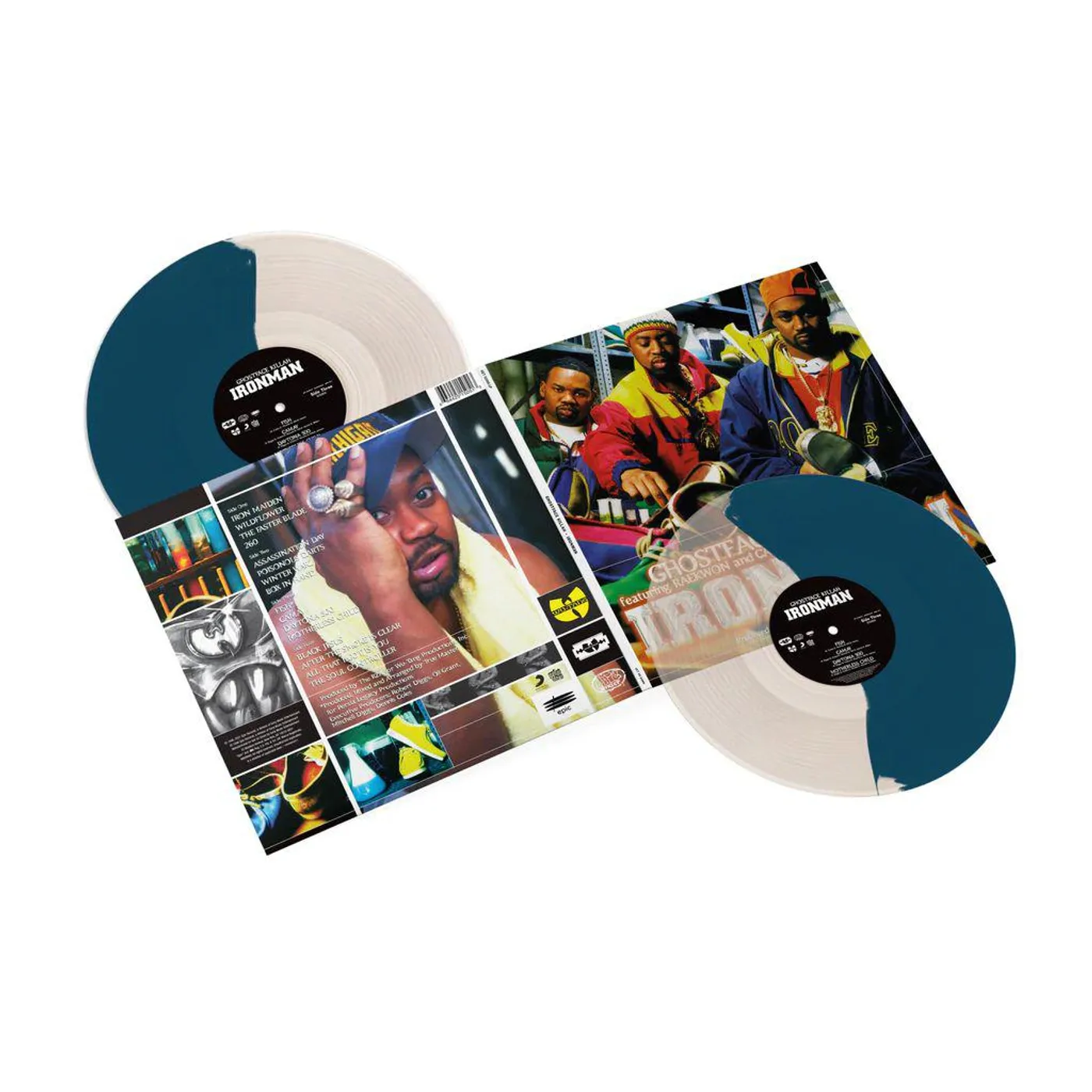 Ghostface Killah Ironman (Blue & Cream) Vinyl Record