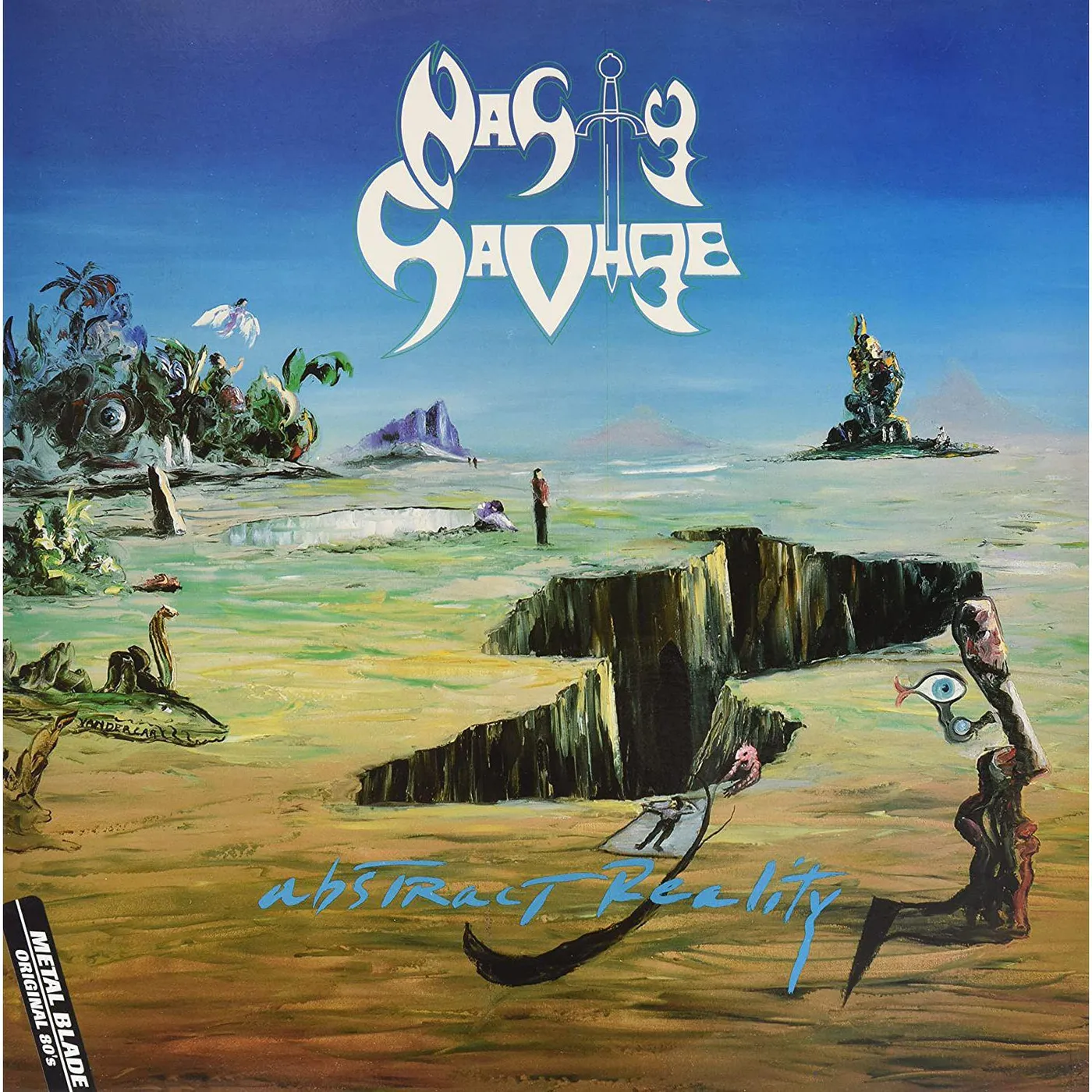 Nasty Savage ABSTRACT REALITY EP (CLEAR/SILVER/GREEN SPLATTER VINYL) Vinyl Record