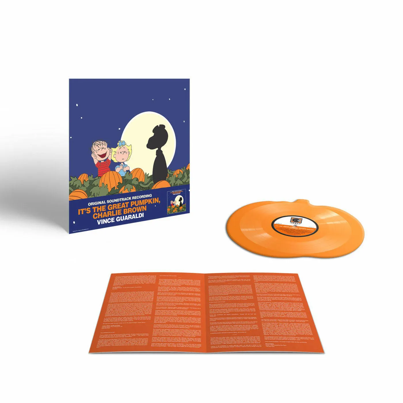 Vince Guaraldi It's The Great Pumpkin, Charlie Brown (Pumpkin-Shaped Orange) Vinyl Record