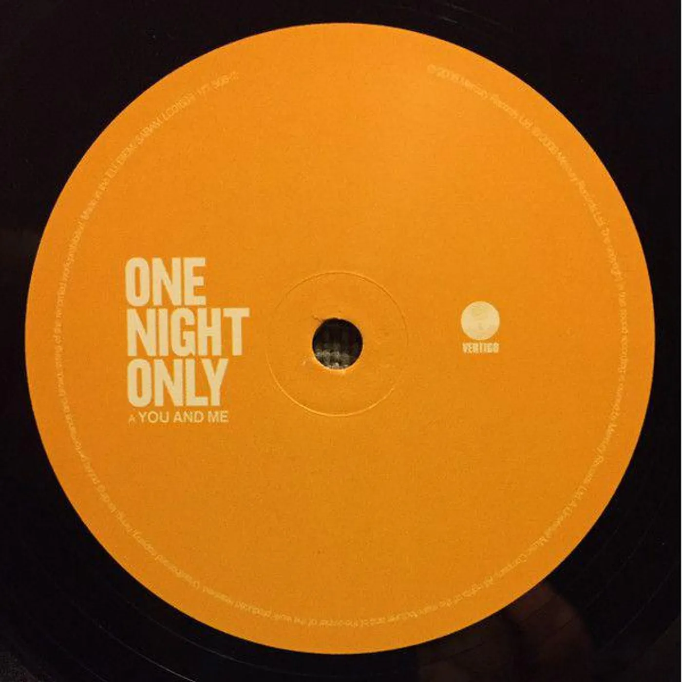 One Night Only YOU & ME Vinyl Record - Special Packaging