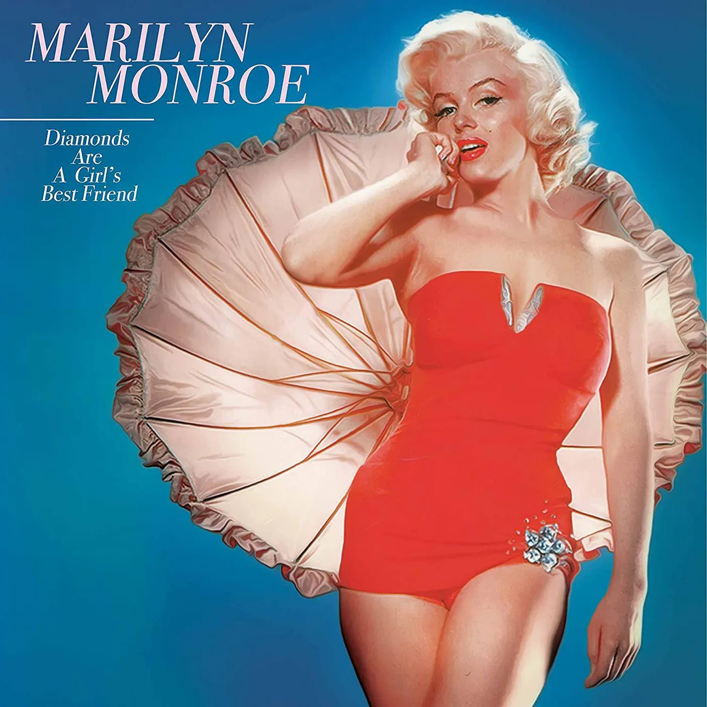 Marilyn Monroe DIAMONDS ARE A GIRL'S BEST FRIEND - RED Vinyl Record