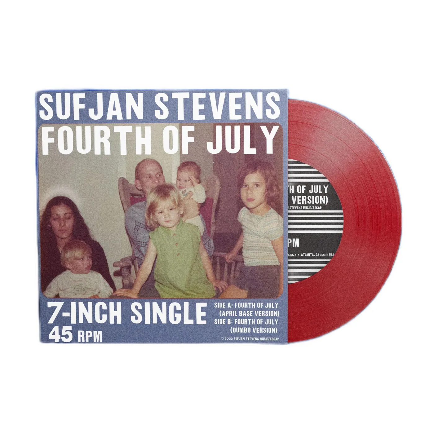 Sufjan Stevens Fourth of July (Red) Vinyl Record