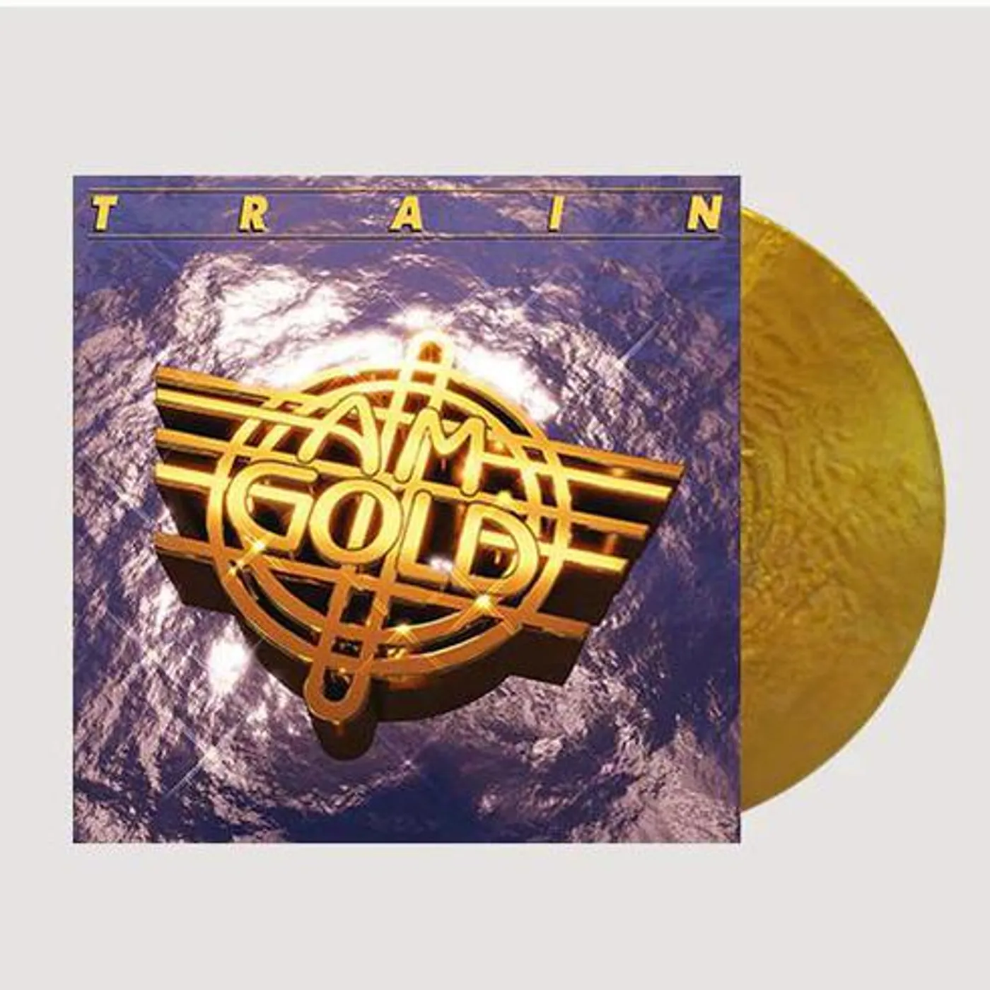 Train AM Gold Vinyl Record