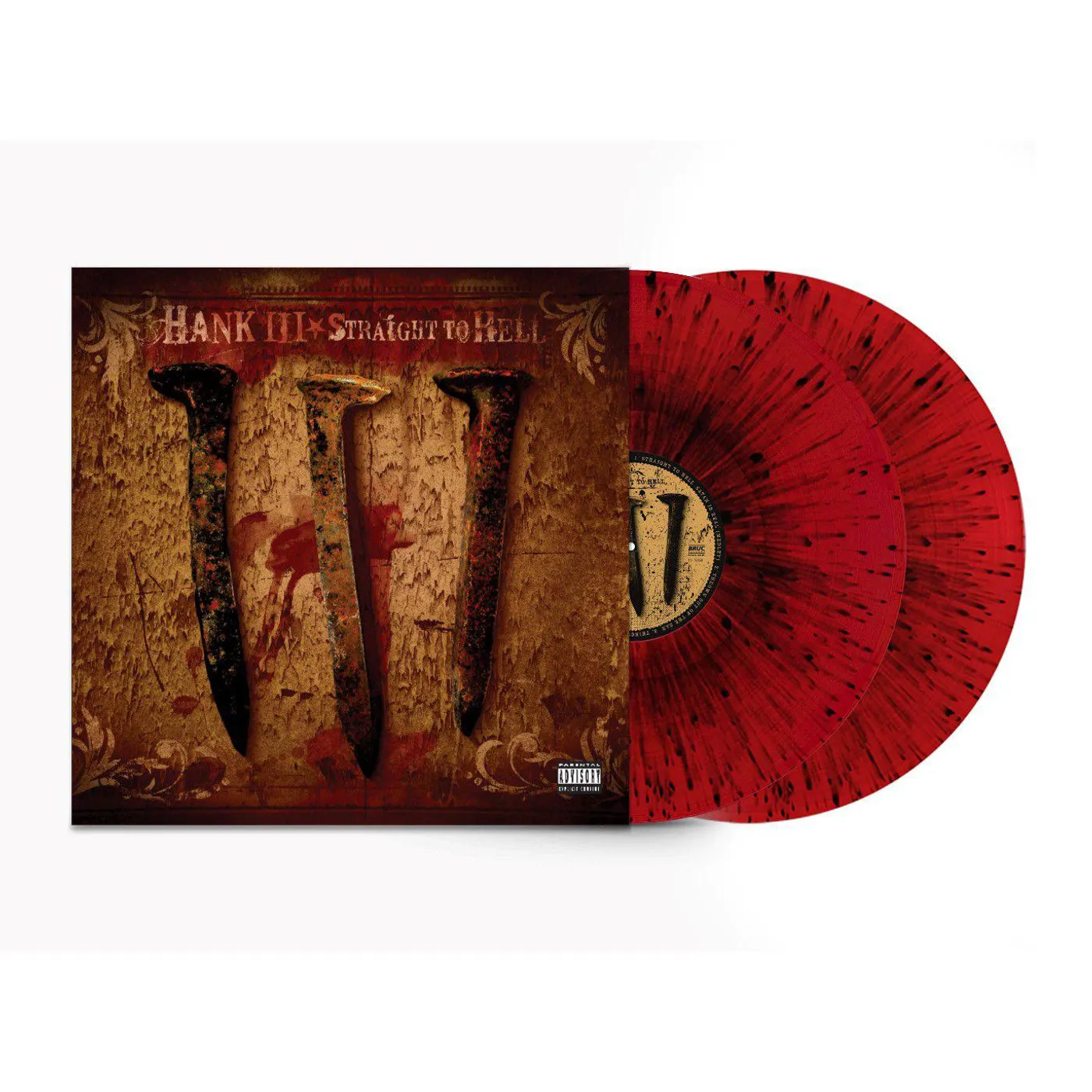 Hank Williams III Straight To Hell (2LP/Red) Vinyl Record