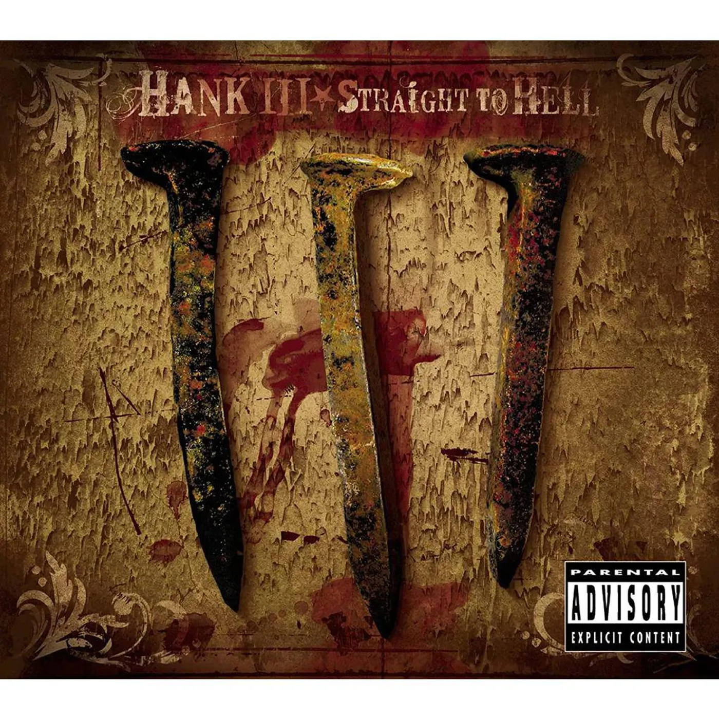 Hank Williams III Straight To Hell (2LP/Red) Vinyl Record