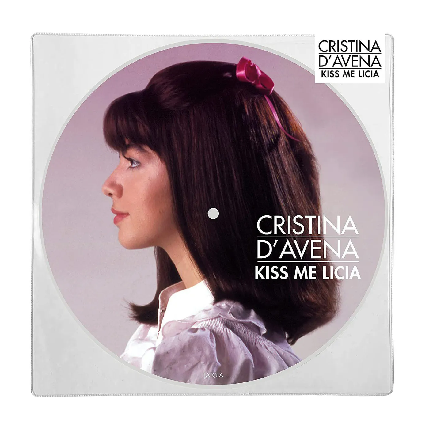 Cristina D'Avena KISS ME LICIA / KISS ME LICIA (INSTRUMENTAL) Vinyl Record