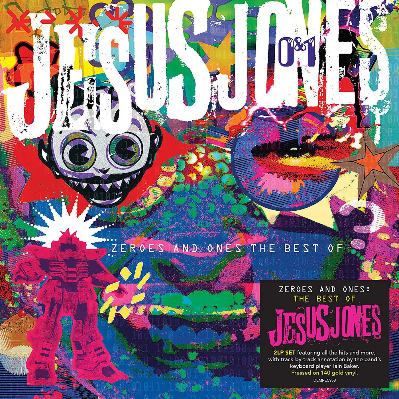 Jesus Jones Zeroes & Ones: The Best Of Vinyl Record