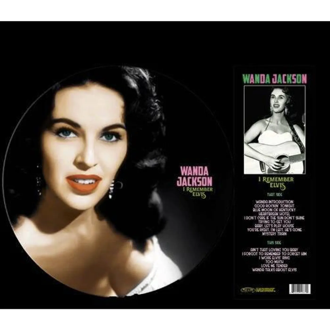 Wanda Jackson I REMEMBER ELVIS - PINK Vinyl Record