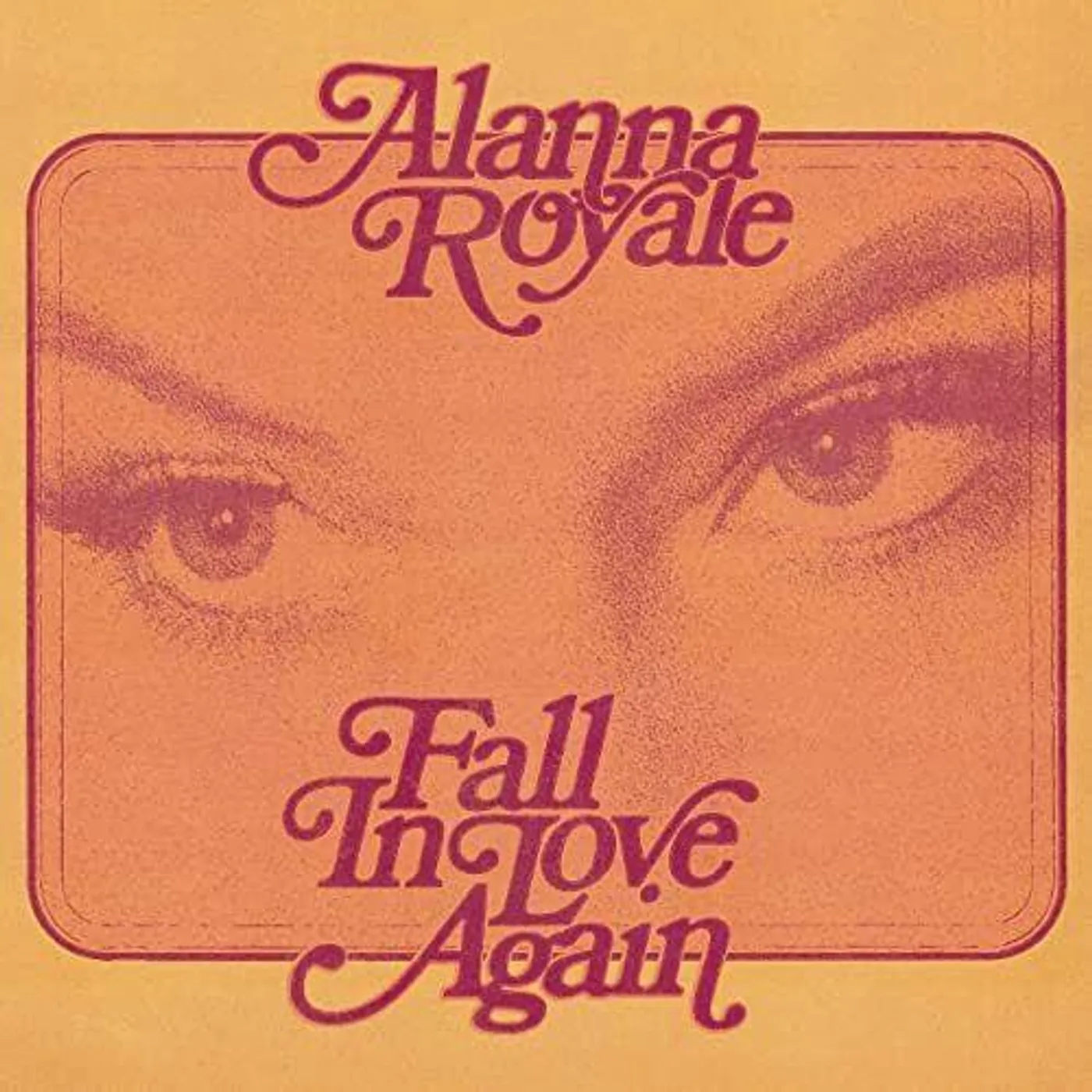 Alanna Royale FALL IN LOVE AGAIN - TRANSPARENT PINK Vinyl Record