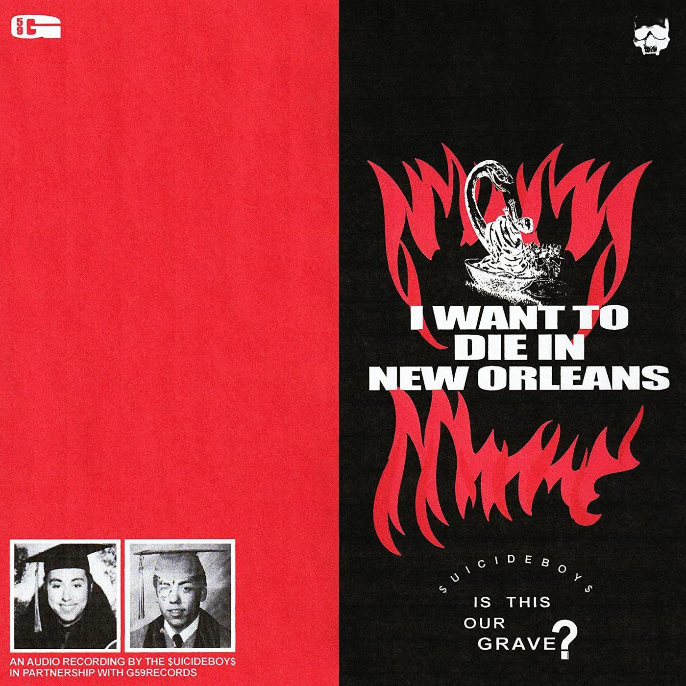$uicideboy$ I Want To Die In New Orleans (Silver) Vinyl Record