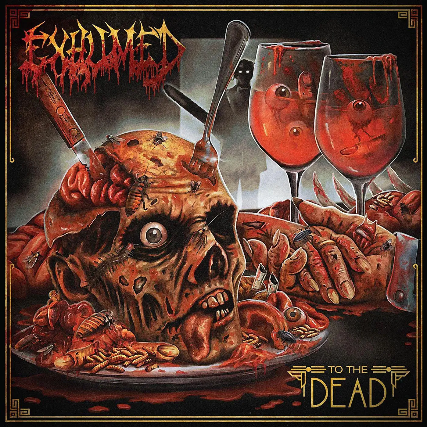 Exhumed TO THE DEAD (OXBLOOD VINYL) Vinyl Record