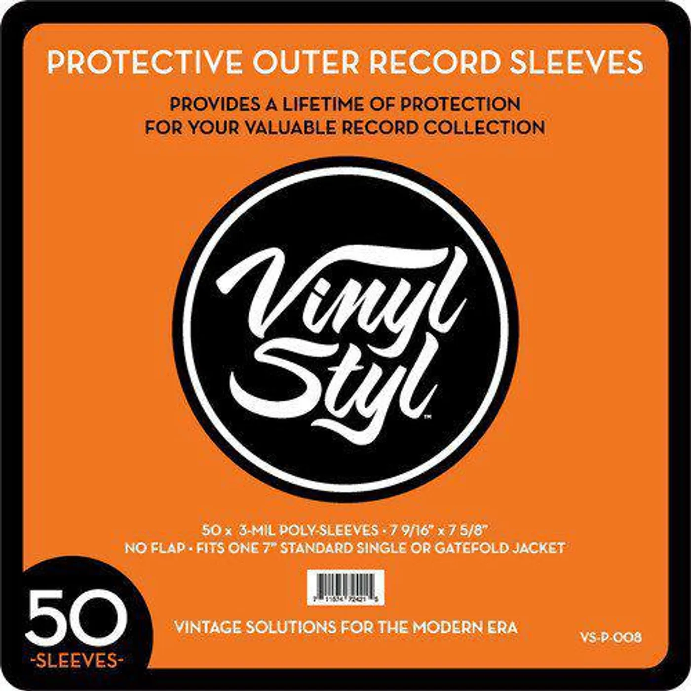 Vinyl accessories Vinyl Styl 45 RPM Record Outer Sleeve 50 CNT Clr